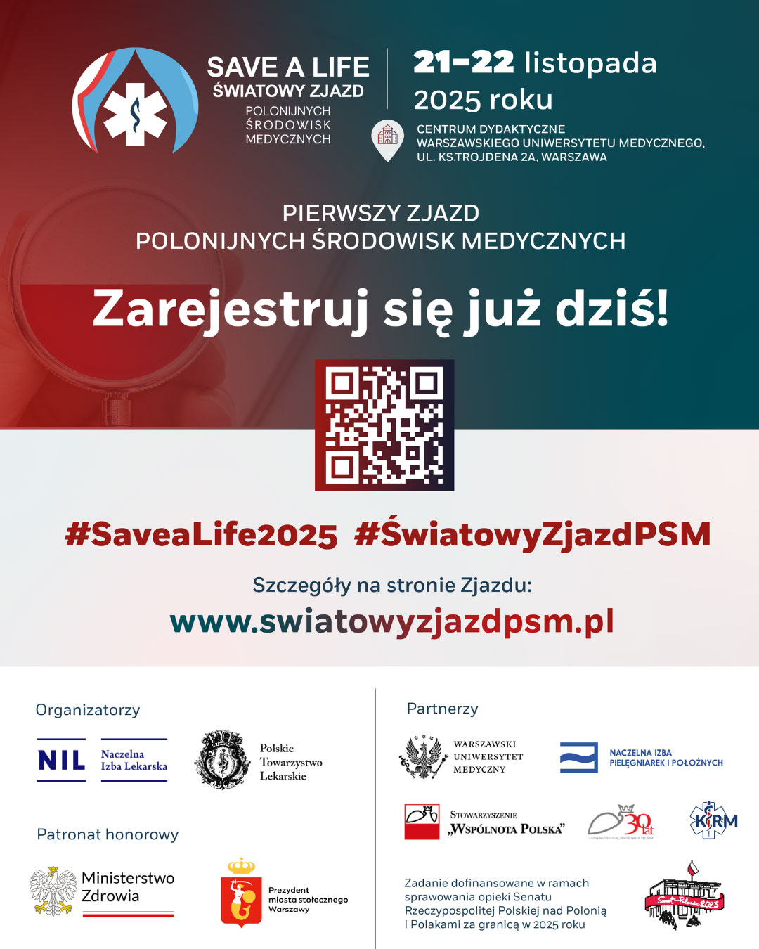 save a life ulotka social media