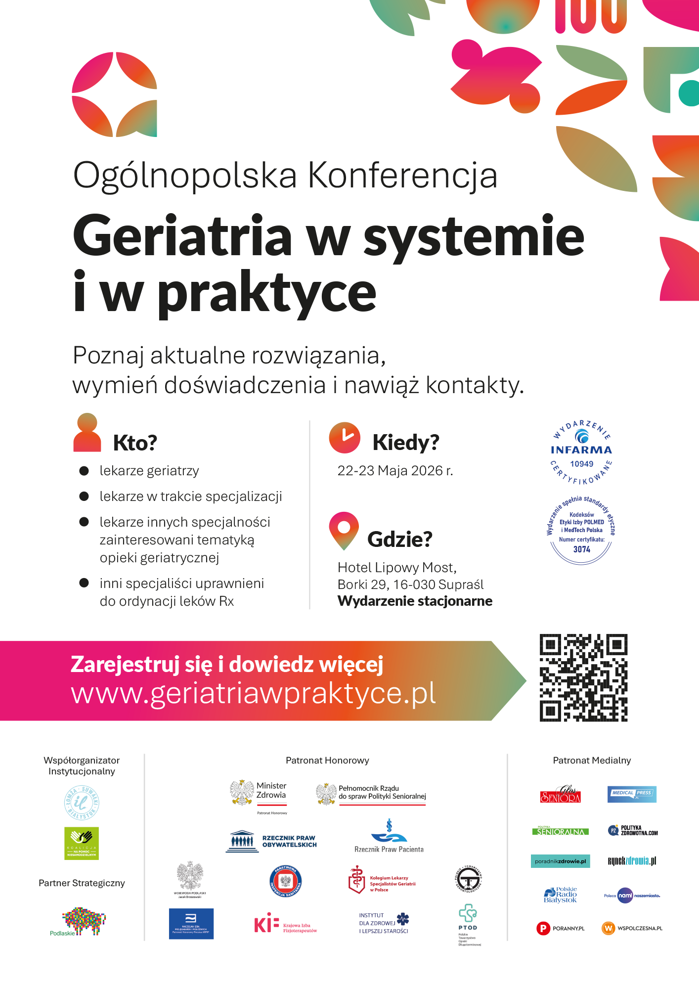Konferencja Geriatria 2026 plakat online